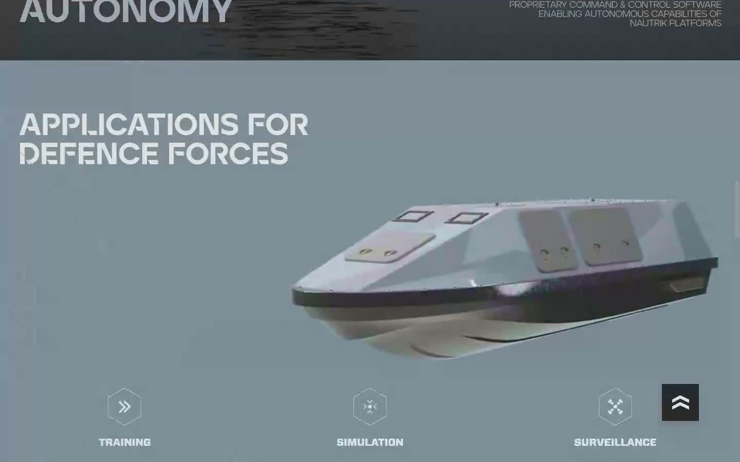 Nautrik website, Defence applications