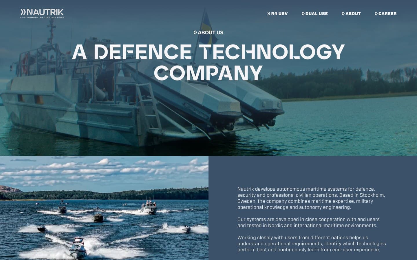 Nautrik website, About Nautrik