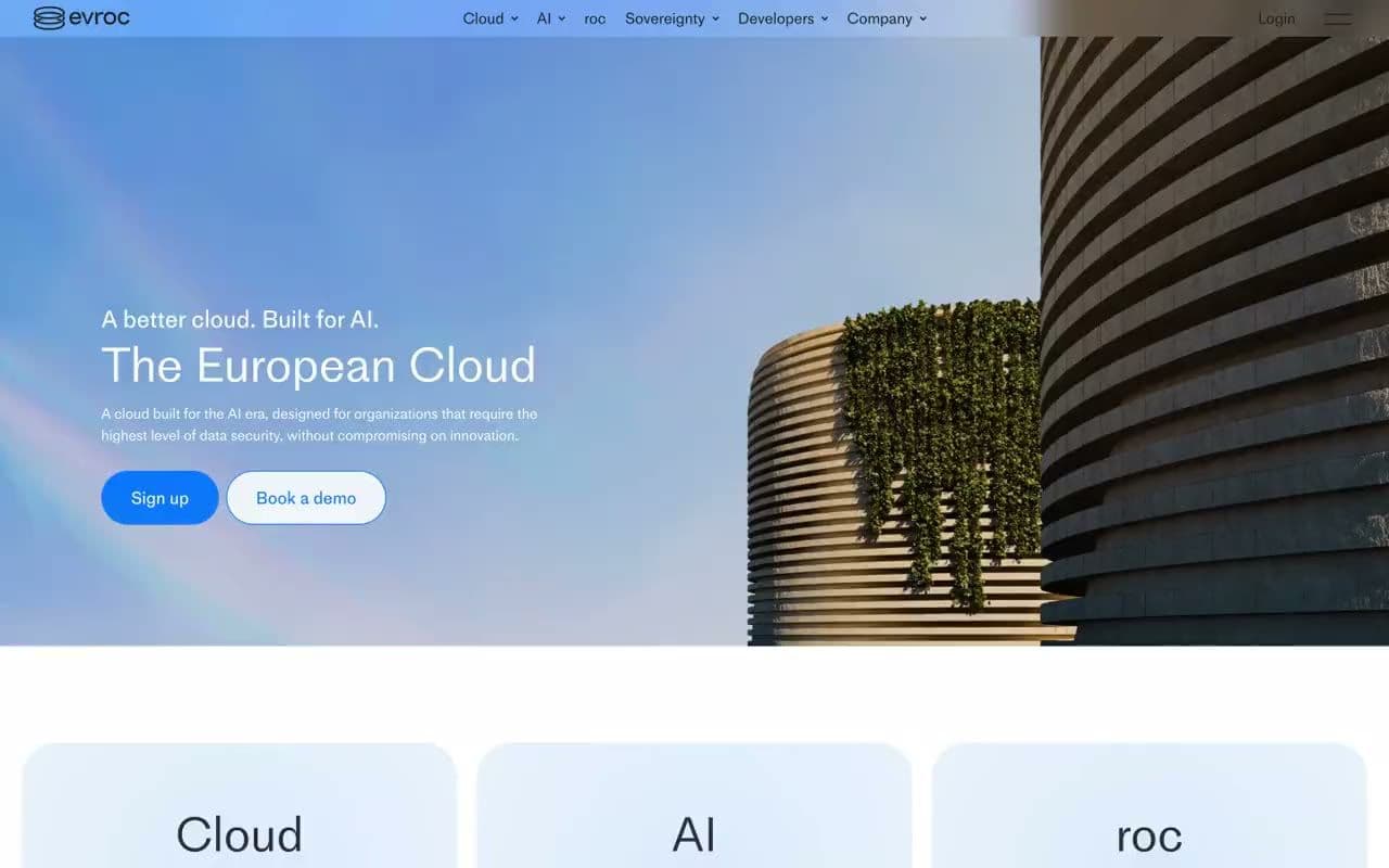 evroc website