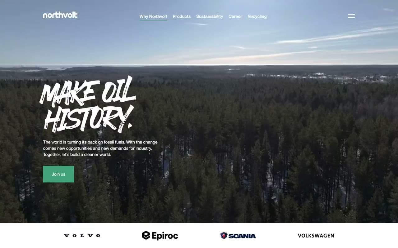 Northvolt website