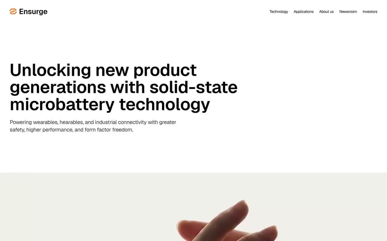 Ensurge website